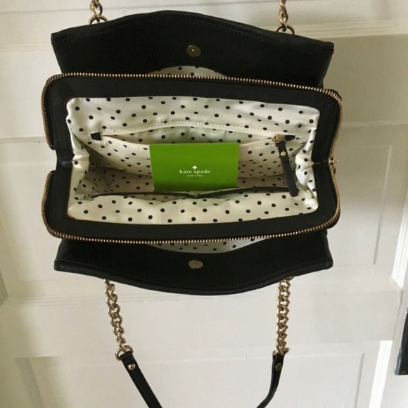 Kate Spade Primrose Hill Zip Bow Darcy Leather Bag - Picture 4 of 7
